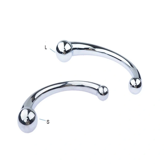 Stainless Double Elegant Anal Steel 5858 Ended Hook 0203